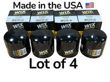 Genuine Wix 51334 Engine Oil Filter ( Lot of 4 ) New old Stock USA Made