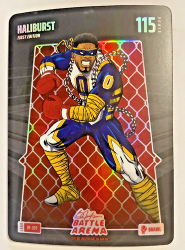 Tyrese Haliburton 2026 Bo Jackson Battle Arena Haliburst Battlefoil Brawl Card!!