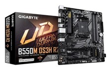 GIGABYTE B550M DS3H R2 Motherboard - AMD Ryzen 5000 CPUs, 5 3 Phases VRM, up