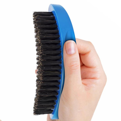 Wave Brush for Men - Medium Hard Boar Bristle Hair Brush - Beech Wood Mens Hair