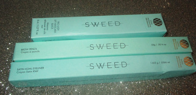 SWEED lot of 3 Mascara/ Kohl Eyeliner/ Brow Pencil NIB