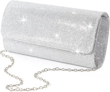 Elegant Evening Clutch for Women - Sparkling Party and Wedding Handbag