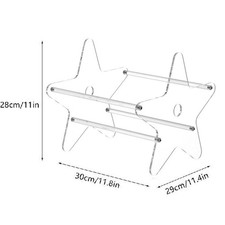 for acrylic Display Rack for Vinyl Records and CDs with Transparent Design