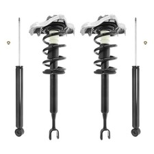 Front Complete Strut Assemblies & Rear Shocks for 2006-2008 Audi A4 Quattro