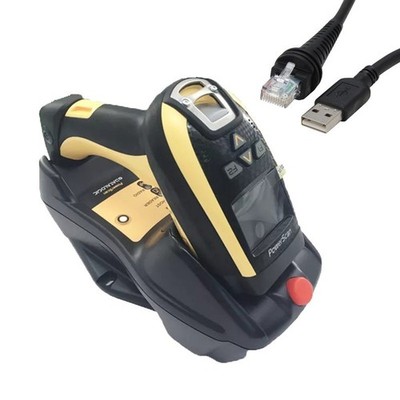 Datalogic PowerScan PM9501-DHP433RB 2D USB Wireless Barcode Scanner with Cradle