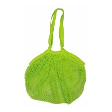 Filet à provisions en coton bio - Sac de courses réutilisable vert clair