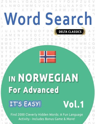 Best Activity Books | WORD SEARCH IN NORWEGIAN FOR ADVANCED - IT'S EASY!...