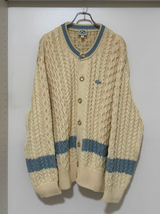 Lacoste × Golf LE FLEUR Collaboration Knit Cardigan Jacket Size XL thumbnail 2