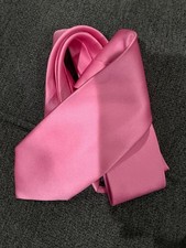 Pink 100 Pure Silk Tie