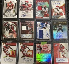 Kansas City Chiefs Autograph Football Card Lot! Multiple Stars And Rookies!