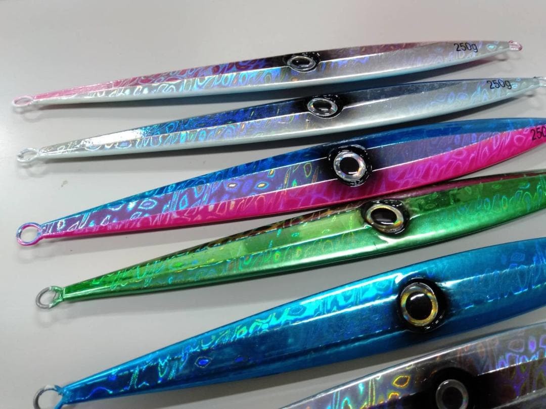 Metal Jig Long Eye 250g 21cm 8 Set - Image 2