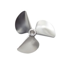 61-70mm CNC Aluminum 3-Blade Propeller 6.35mm Shaft Hole Left Hand 1 Pc 