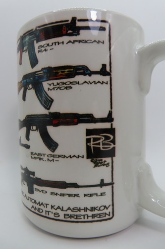 CUPPA AK-47 The Automat Kalashnkov And It's Brethren 15oz Ceramic Coffee Cup Mug - Picture 5 of 23