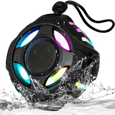 comiso IP67 Dynamic Light TWS Shower Speaker Black