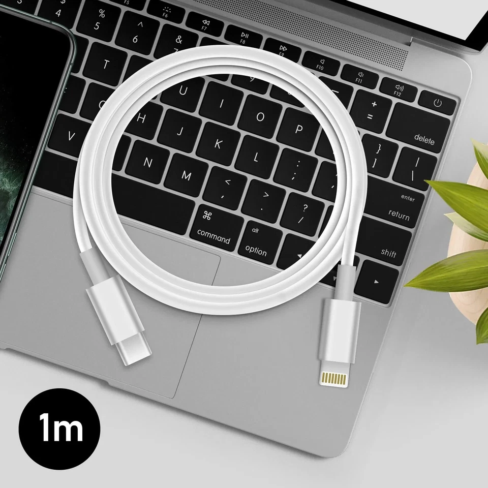 Apple Câble Original USB-C vers Lightning 1m – Charge Rapide iPhone iPad – Neuf - Photo 3/4