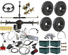 30" Rear Axle Kit Wheels 1000W Differential Motor Go Kart Quad ATV Taotao E Bike