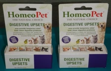 HomeoPet Digestive Upsets 15 mL treatment for pets dog cat rabbit bird Lot of 2