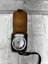 Vintage General Electric Exposure Meter Type PR-1 With Leather Case