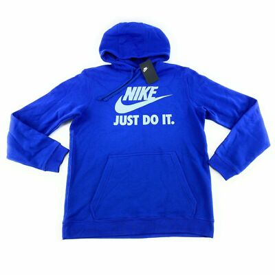 nike just do it blue hoodie