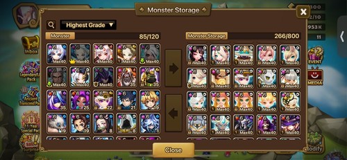 Summoners War Global Account P2/c1 Ragdoll Triple Ld5 Op Runes - Picture 17 of 21