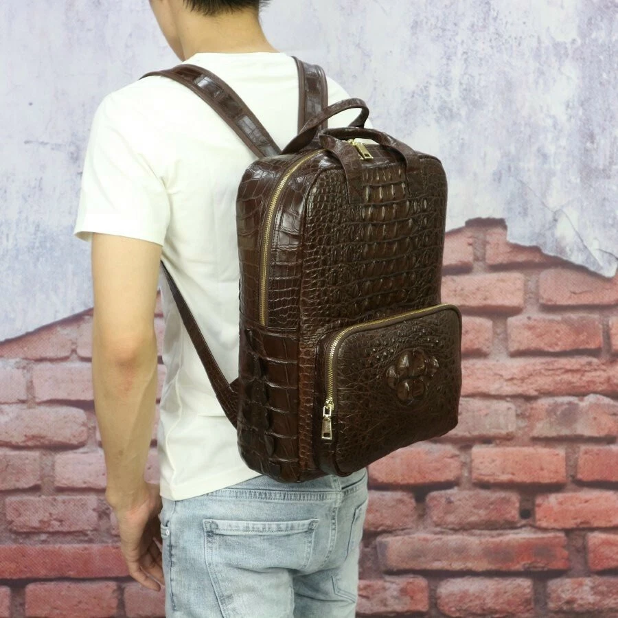 Crocodile backpack cheap