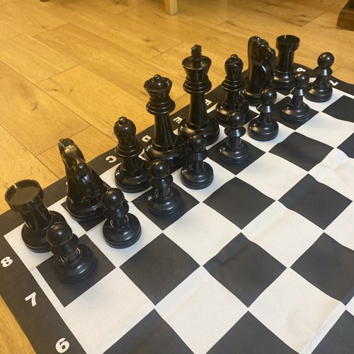 WE Games Garden Chess Set - Large 8 inch King, 35.5 inch Board - Picture 4 of 11