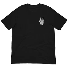 Jerry's Hand Embroidered Tee Jerry Garcia Hand Soft Vintage Style Unisex t-shirt