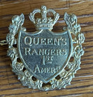CANADA ARMY QUEEN'S RANGERS 1ST AMERICAN BADGE INSIGNIA — photo 1