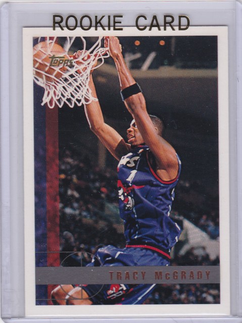 Tracy McGrady RC 1997 98 Topps Basketball ROOKIE CARD Raptor HOUSTON 