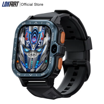 2.02" Bildschirm 4G Smartwatch 4GB+64GB Zweifachkamera Herzfrequenz Monitor GPS - Bild 1 von 4