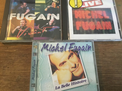 Michel Fugain [3 CD Alben] Vivant Live 1993 + LIVE 1990 + Belle Histoire BEST OF