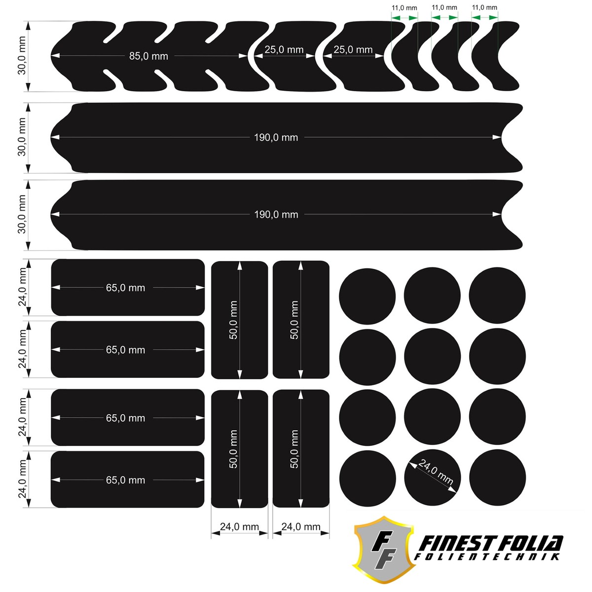Pellicola Mtb Protettiva Telaio