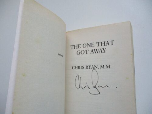 SIGNED Chris Ryan THE ONE THAT GOT AWAY Paperback 1996 - Picture 4 of 6