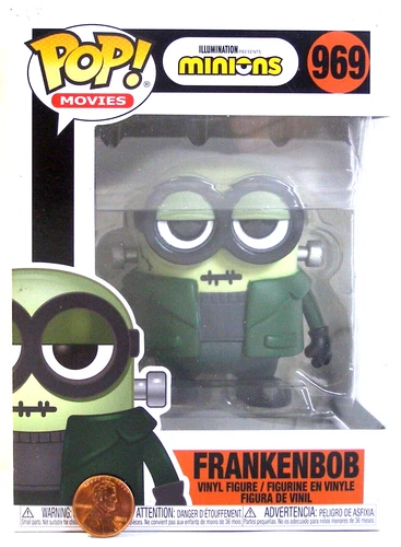 Funko Pop! Vinyl Bobble-Head Movies Minions #969 "Frankenbob"   T5E