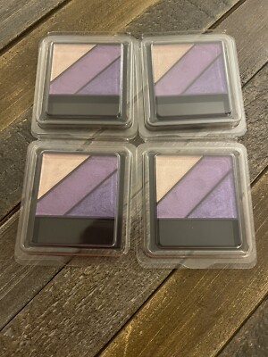 (4) Elizabeth Arden Eyeshadow Trio - Touch Of Lavender 01 - Full Size - Refill