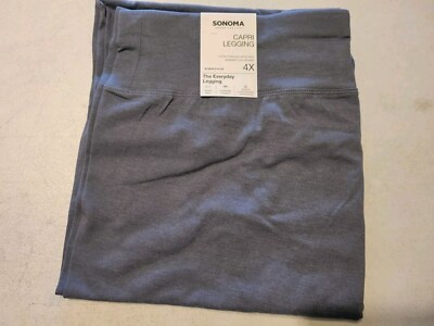 WOMEN'S SONOMA GOODS FOR LIFE SIZE  4X CAPRI LEGGINGS WITH COMFORTABLE WAISTBAND