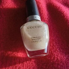Christmas Snow White CUCCIO COLOUR NEW Polish Mani Pedi Nail "Stir in Sugar"