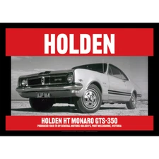 Holden HT Monaro GTS 350 Art Print - GMH 1969-70 Classic cars - 3 sizes poster