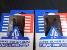 UTG Super Slim Flip-up Front & Rear Sights  