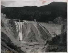 1934 Press Photo Morris Dam construction in Southern California - ney01793