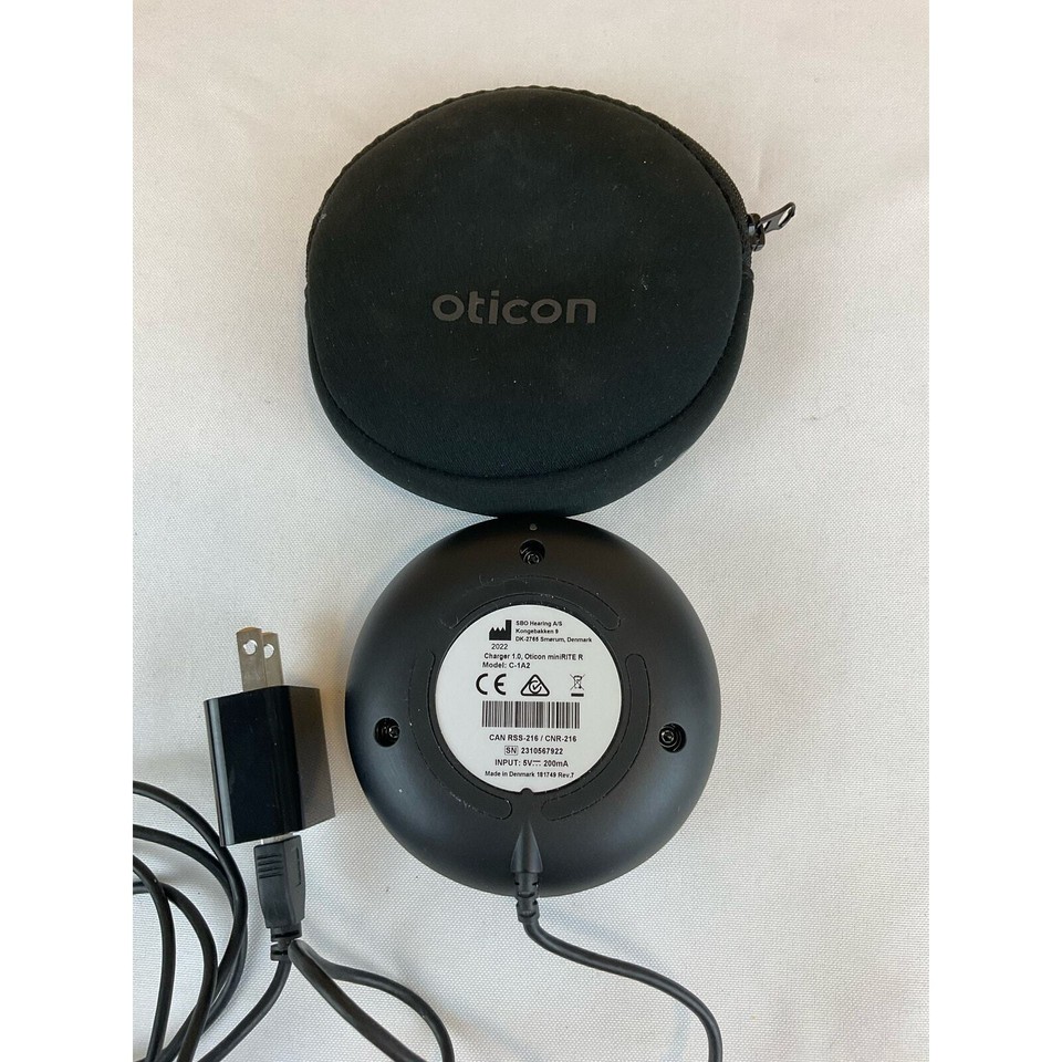 Oticon Hearing Aid Charger 1.0 MiniRITE R, Charging Case ONLY eBay