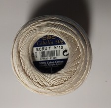 DMC CEBELIA THREAD SIZE 10, ECRU