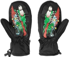 THIRTYTWO SANTA CRUZ Mitten Gloves - Black - Size S/M - NWT