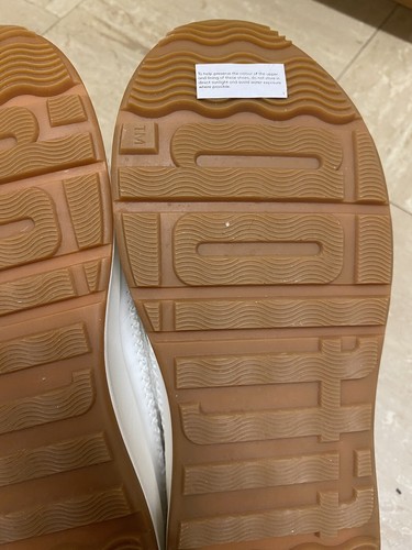 FitFlop Mujer’s UK 7 F-Mode Tenis Entrenadores Punto de Cruz Urbano Blanco Mezcla - Imagen 15 de 15