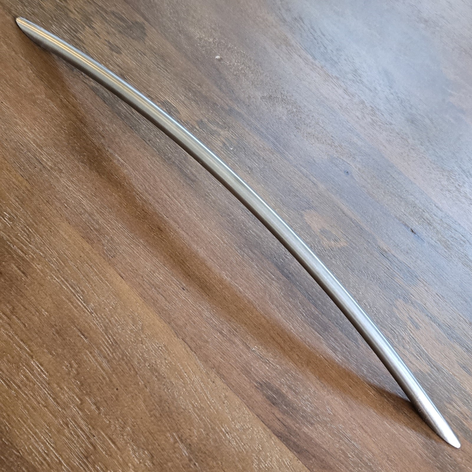 14-Inch Curved Stainless Steel Cabinet Pull by Schwinn Hardware 3132/320mm