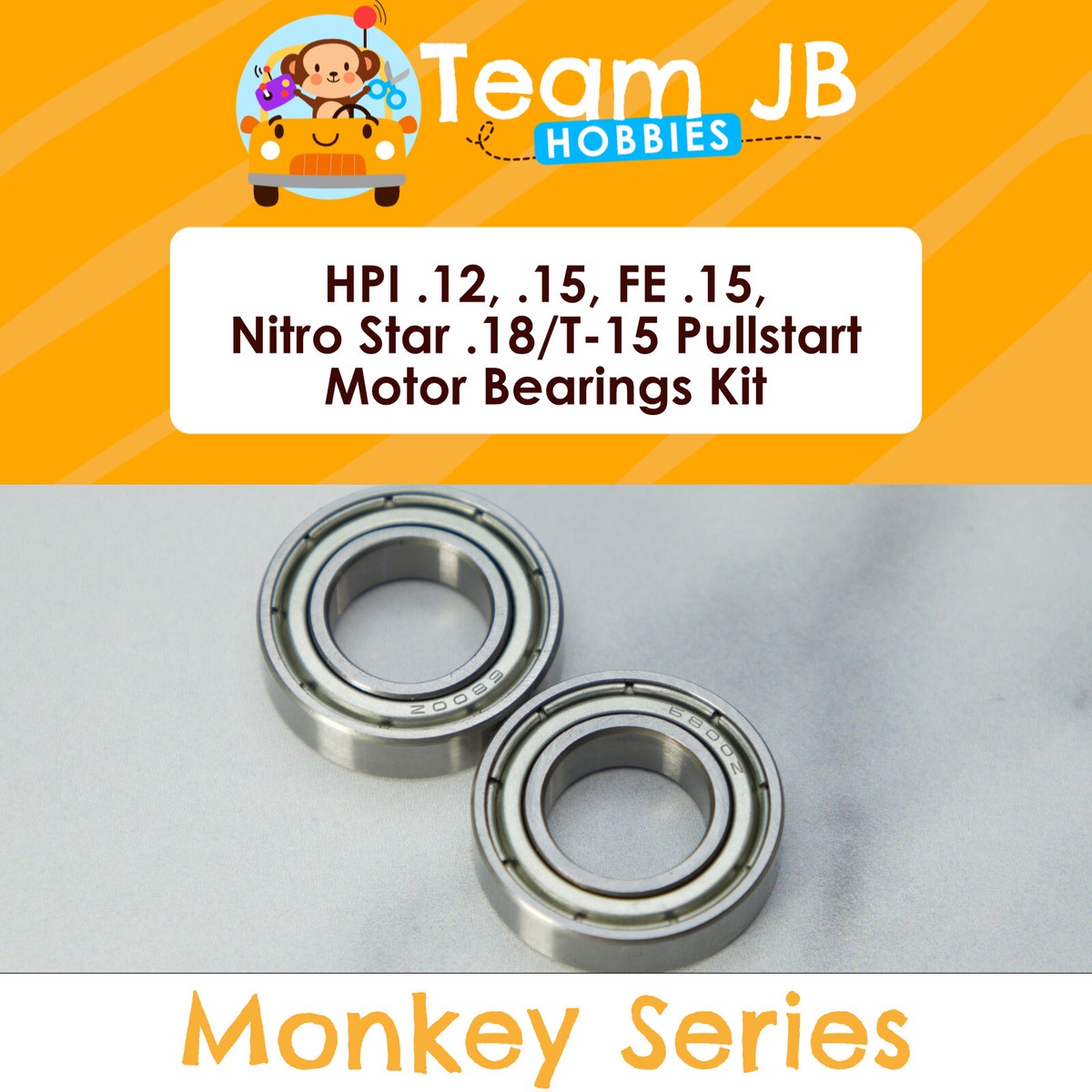 HPI ナイトロスター 15FE エンジン&モーター5個セット HPI .12, .15, FE .15, Nitro Star .18/T-15 Pullstart -Engine