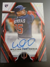 2021 Topps Tribute William Contreras Rookie Red Parallel Auto 6/10 SSP TA-WC 