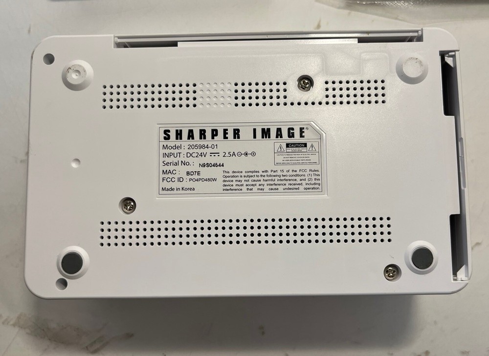 Sharper Image Smartphone Photo Printer 206589 Tested/ Works Needs Power Supply