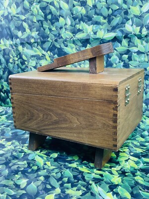 Vintage Kiwi Hand Crafted Shoe Groomer Wooden Shoe Shine Box Shoe