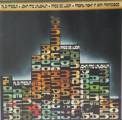 LP Al Di Meola -Friday Night In San Francisco (Amiga 855947, GDR, LP/Cover M/EX)